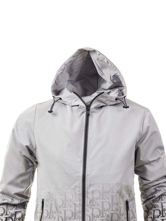 Senior Men's Jacket Waterproof Gray