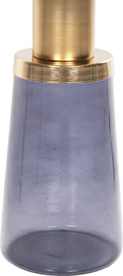 Rundes Beistelltisch Ballin Glas Blau M37xL37xH35cm