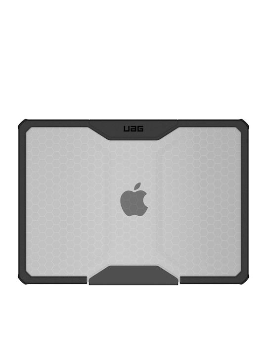 Uag Plyo Laptop Case Compatible Macbook Air 13 Inch 2022 2023 2024 Transparent Black
