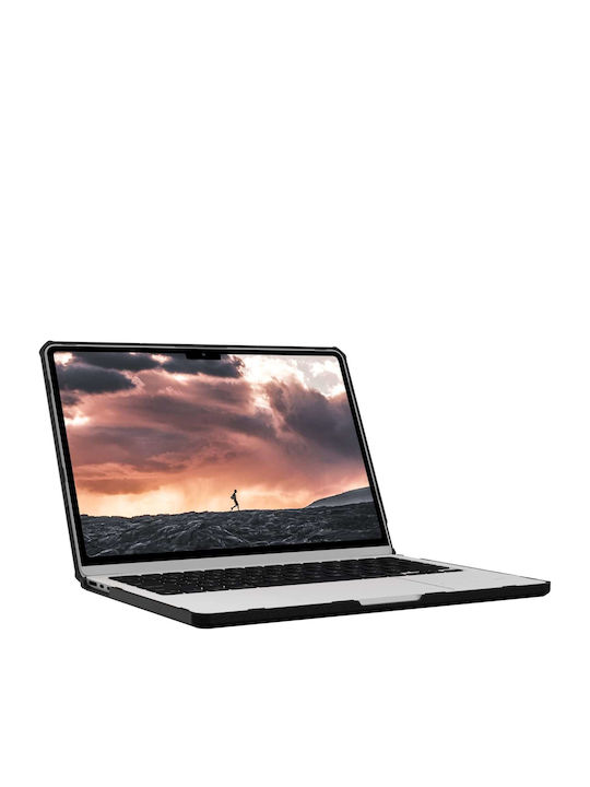 Uag Plyo Laptop Case Compatible Macbook Air 13 Inch 2022 2023 2024 Transparent Black