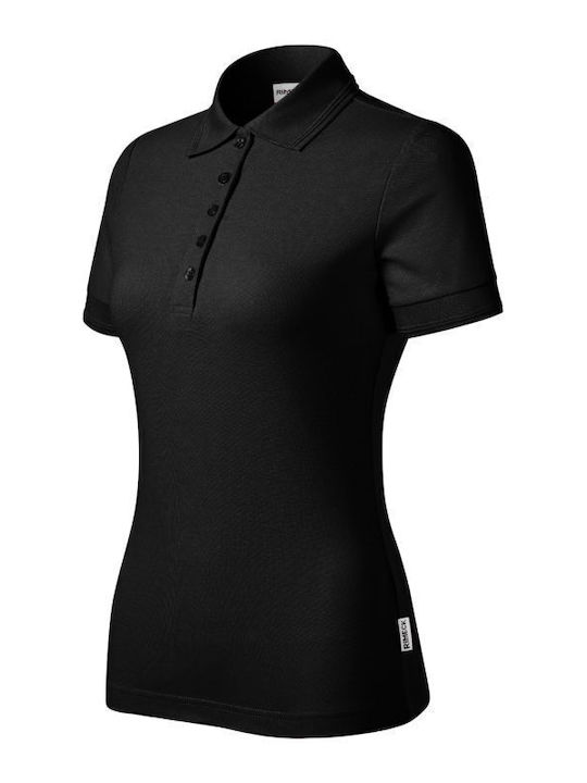 Malfini Women's Short Sleeve Promotional Blouse Black