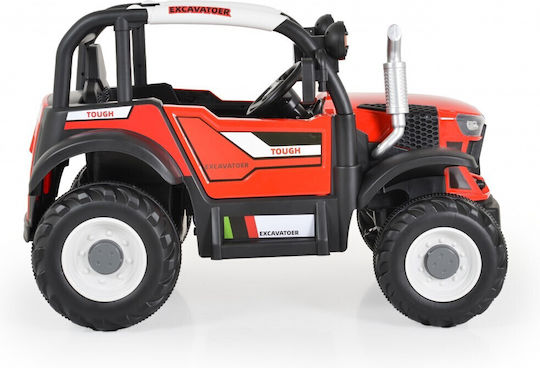 Tractor pentru copii Harvest Electric 12 volți Roșu