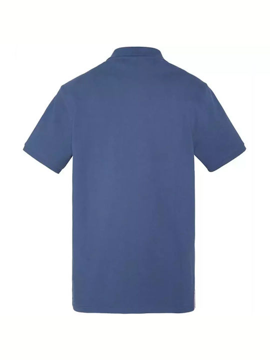 Schott Ανδρική Μπλούζα Κοντομάνικη Polo Blue