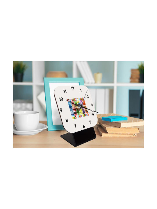 Koupakoupa Inside Out It's Okay To Feel All The Feels Tabletop Clock KP_25342_clock-desk-square