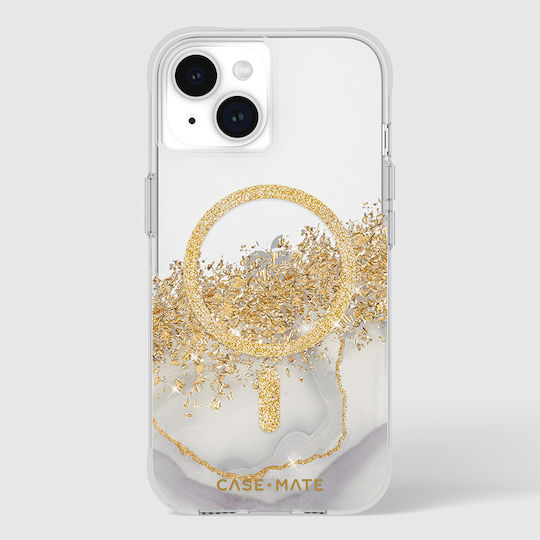 Case-Mate Karat Back Cover Πλαστικό Χρυσό (iPhone 15)