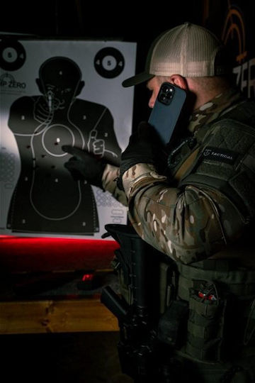 Tactical Magforce Задна корица Силикон / Пластмаса Сив (iPhone 15 Pro Max)