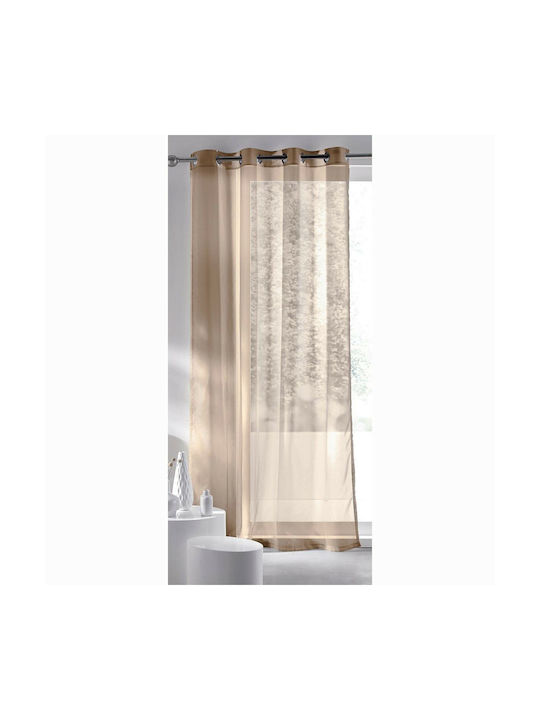 So'Home Κουρτίνα Παραθύρου με Τρουκς Λευκή 140x240εκ.