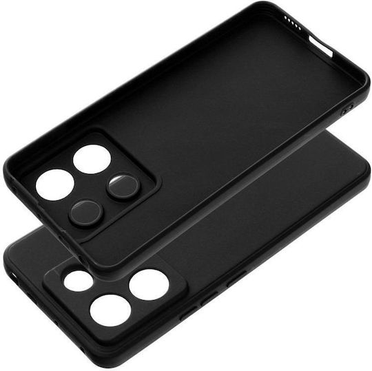 Umschlag Rückseite Silikon Schwarz (Redmi Note 13 Pro 5G / Poco X6)