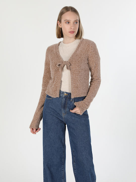 Women's Knitted Cardigan Bej