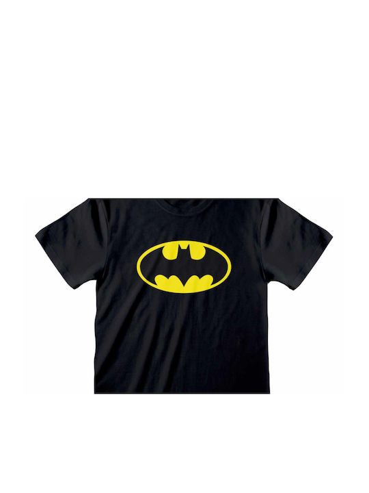 Heroes INC T-shirt Batman Μαύρο Βαμβακερό