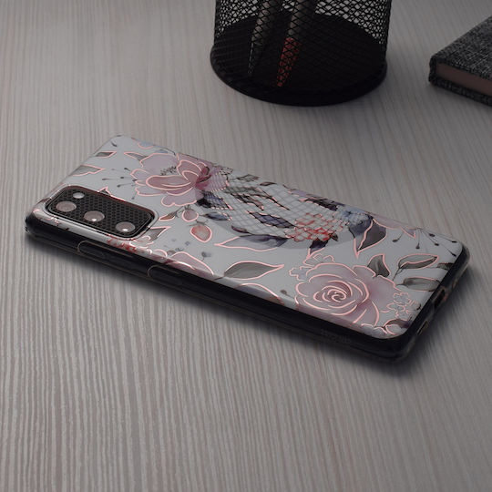 Techsuit Marble Back Cover Silicone White (Honor Magic6 Lite - Techsuit Marble Series - Chloe White)