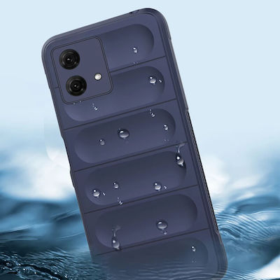 Techsuit Shield Umschlag Rückseite Blau (Moto G84)