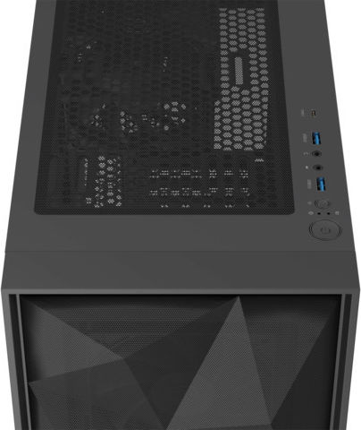 Genesis Diaxid 605F Gaming Micro Tower Carcasă PC cu Deschidere Laterală Neagră