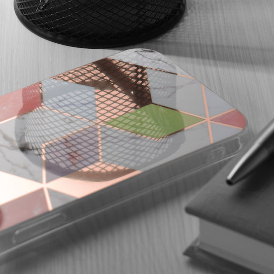 Techsuit Marble Back Cover Σιλικόνης Μωβ (Honor Magic6 Lite - Honor)