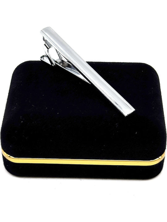 Legend Accessories Silver Tie Clip Silver 6cm