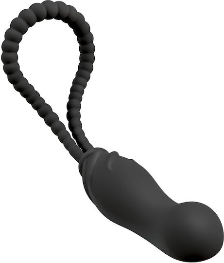 You2Toys Black Velvets Strapless Strap On with Dildo 22cm in Black Color