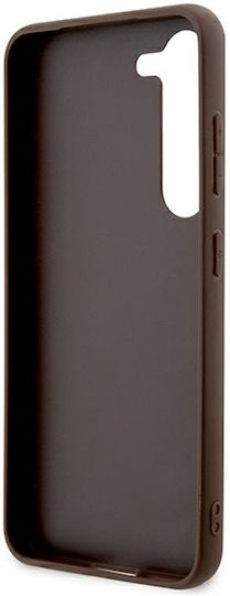 Guess Back Cover Plastic / Leather Brown (Samsung S24 Plus)