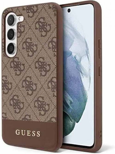 Guess Back Cover Plastic / Leather Brown (Samsung S24 Plus)