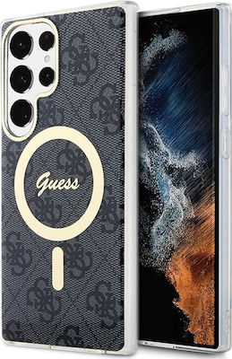 Guess hardcase 4G MagSafe Back Cover Μαύρο (Galaxy S23 Ultra)