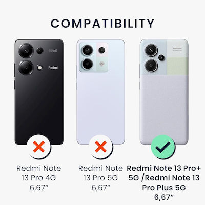 KWmobile Kwmobile Soft Flexible Rubber Back Cover Σιλικόνης Πράσινο (Redmi Note 13 Pro+)