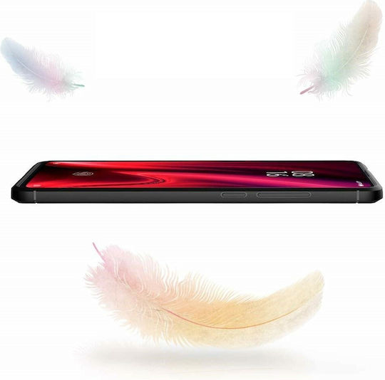 Powertech Umschlag Rückseite Silikon Schwarz (Galaxy S10e)