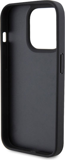 Ferrari 6.1" Back Cover Plastic Negru (iPhone 15 Pro)