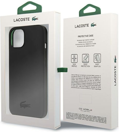 Lacoste Silicone Silicone Back Cover Σιλικόνης Μαύρο (iPhone 13 mini)