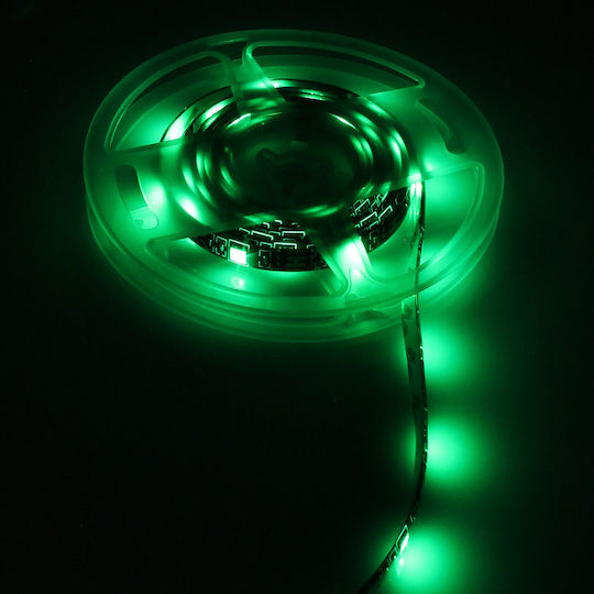 LED Strip USB 5V RGB Light 2m Type SMD5050 with Power Supply & Remote Control