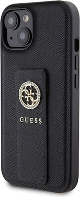 Guess Plastic Back Cover Black (iPhone 15)