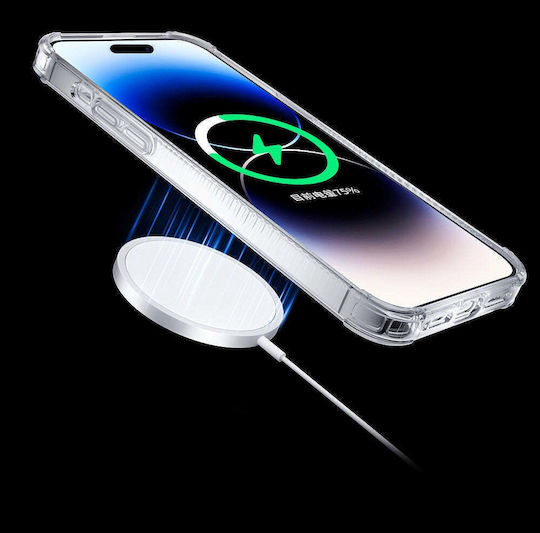 Kingxbar Go Out Back Cover Σιλικόνης 0.3mm Μαύρο (iPhone 14 Pro)
