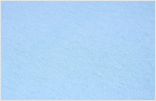 Sensillo Baby Sheet Crib Flannel Fitted Light Blue Light Blue 80x160cm