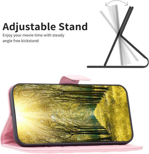 Puff Rhombus Wallet Ροζ (Realme C61)