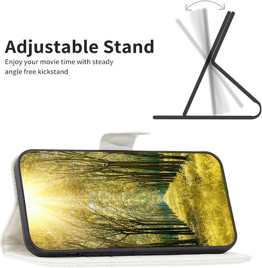 Puff Rhombus Wallet Λευκό (Realme C61)