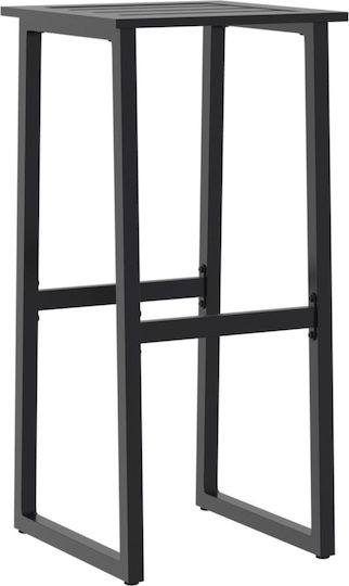 Табуретка Бар За външна употреба Черно 4бр 38x38x80см