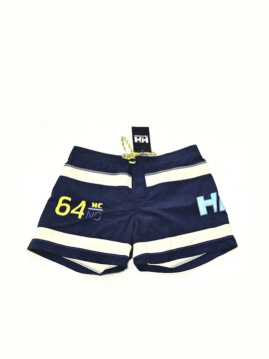Men's Swimwear Shorts Navy Blue Striped