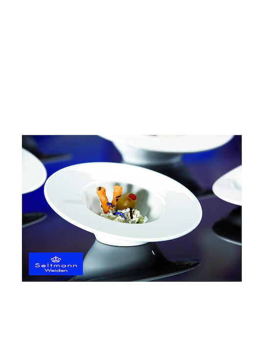 Espiel Dis Mandarin St Decorative Bowl White 22x20x4.7cm