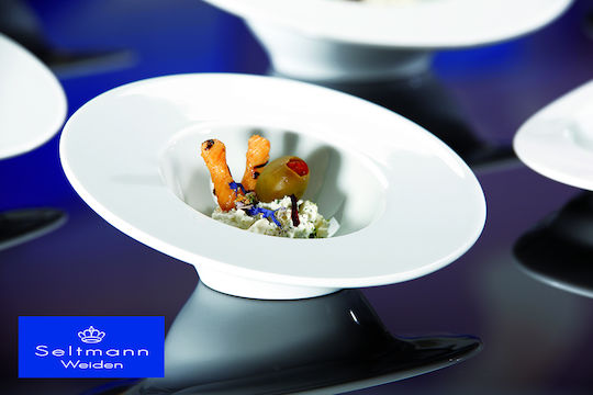 Espiel Dis Mandarin St Decorative Bowl White 22x20x4.7cm