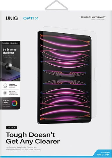 Uniq 0.33mm Gehärtetes Glas (iPad Pro 2024 13" German translation: iPad Pro 2024 13")