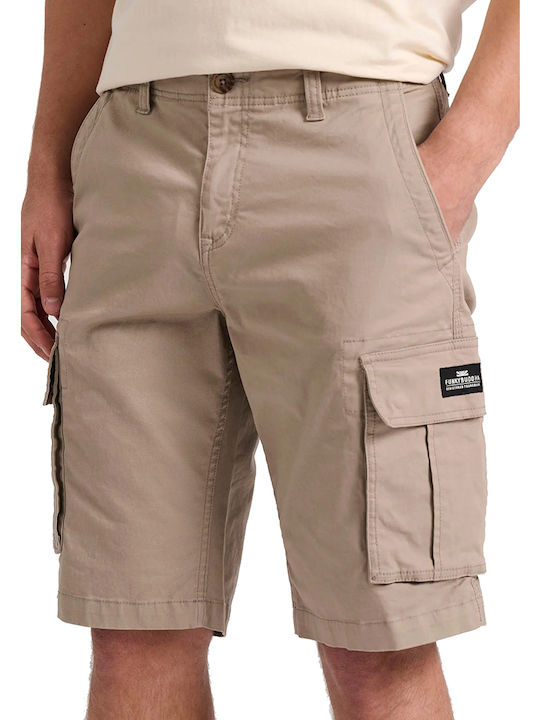 Funky Buddha Men's Shorts Cargo Beige