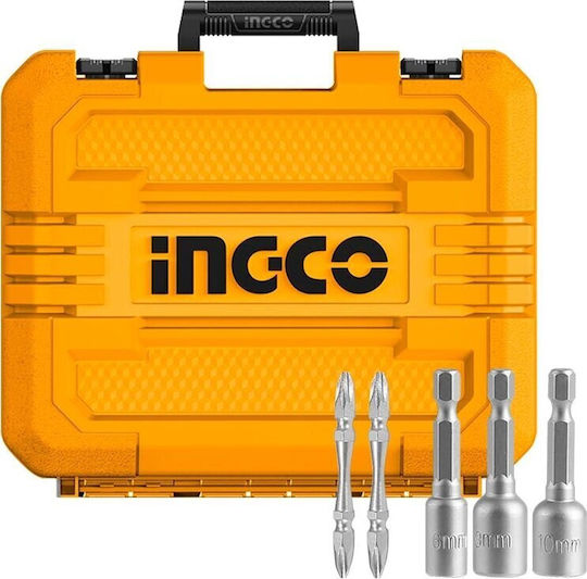 Ingco CIRLI2028 Παλμικό Κατσαβίδι Μπαταρίας Brushless 20V 2x2Ah