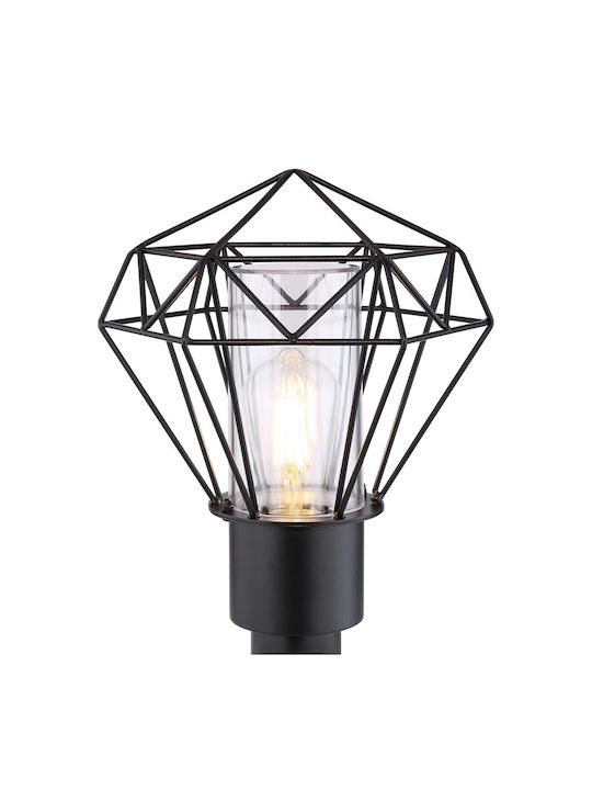 Globo Lighting Lampa Post Mic Pentru Exterior 15W IP44 Pentru Bază De Bec E27 Negru