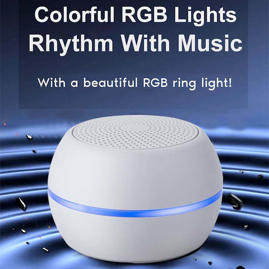 Sonique Mini TWS Active Beat Led Bluetooth високоговорител 5W с живот на батерията до 4 часа Черен