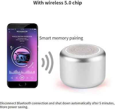 Sonique Ηχείο Bluetooth 5W με Διάρκεια Μπαταρίας έως 5 ώρες Ροζ Χρυσό