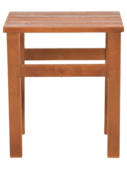 Tisch für kleine Außenbereiche Stabil Summrine Walnut 40x40x45cm