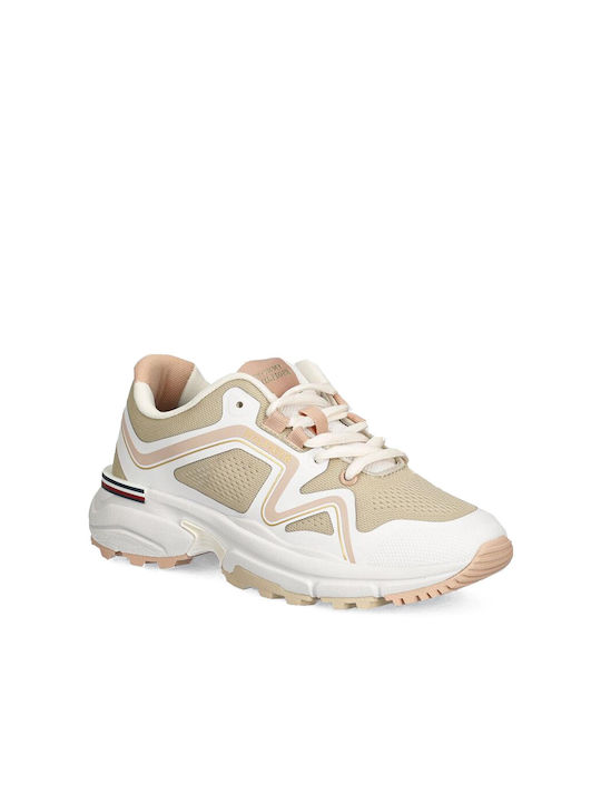 Tommy Hilfiger Damen Chunky Sneaker Neutral / Gold