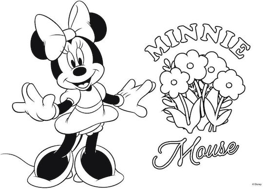 Diakakis Zeichenblöcke Minnie Hello Beautiful