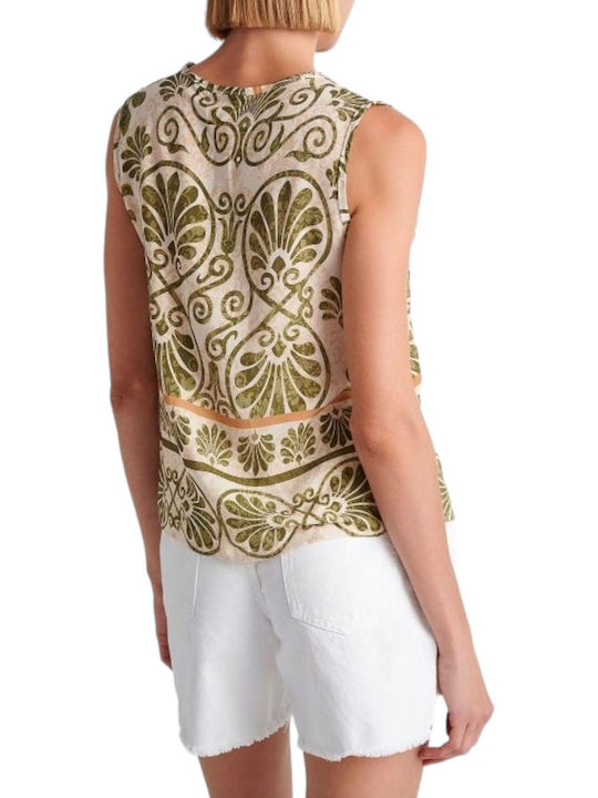 Attrattivo Women's Blouse Sleeveless Multicolor