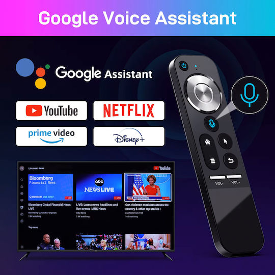 H96 Max TV Box H96MAX-M6 4K UHD with WiFi USB 2.0 4GB RAM and 4GB Storage Space with Operating System Android and Google Assistant