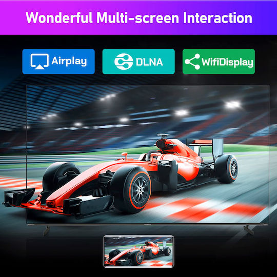 H96 Max TV Box H96MAX-M6 4K UHD with WiFi USB 2.0 4GB RAM and 4GB Storage Space with Operating System Android and Google Assistant
