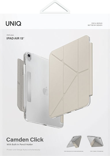 Uniq Flip Cover Μπεζ (iPad Air 13" 2024/2025/2026)